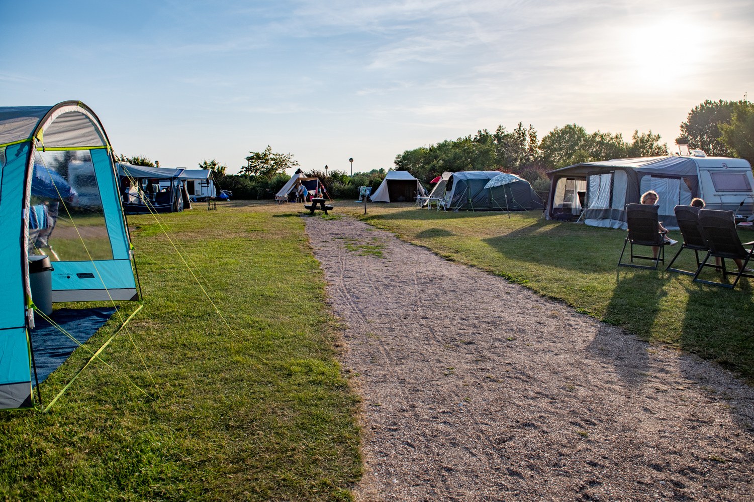Tent en caravan